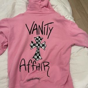 Chrome Hearts Hoodie Vanity Affair Rare Pink Matty Boy Sweatshirt